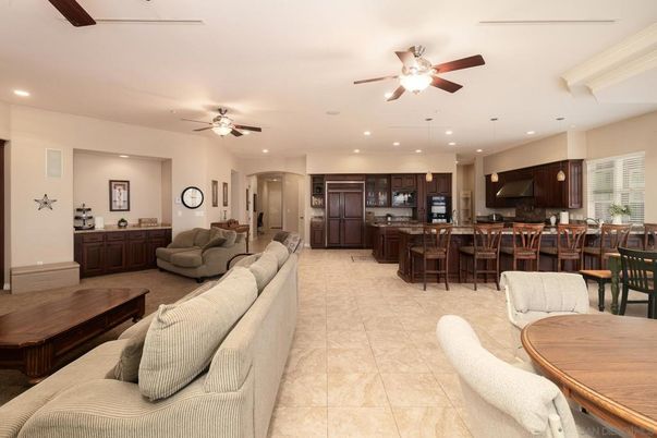 Dining room, Interior, Kitchen, Living room, Pendant Lights, Recessed Lighting