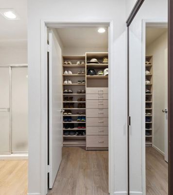 Interior, Recessed Lighting, Walk-in Closets, Wood Texture Flooring