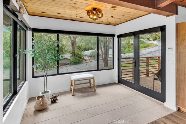 Interior, Sun Room, Wooden Ceilings