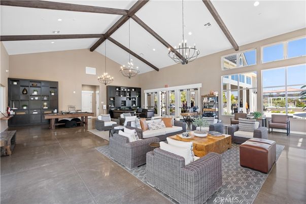 Billiard Table, Chandelier, Game Room, Interior, Living room, Pendant Lights, Recessed Lighting, Wooden Beams