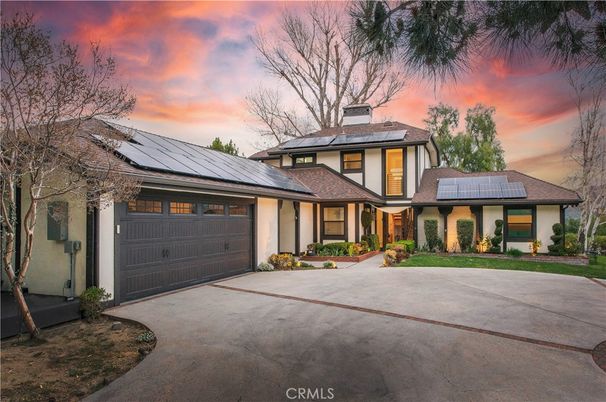 Attached, Exterior, Facade, Solar Panels, Mediterranean