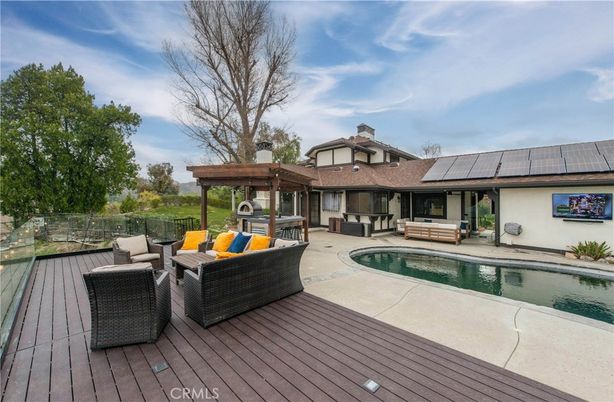 Exterior, Pool, Solar Panels