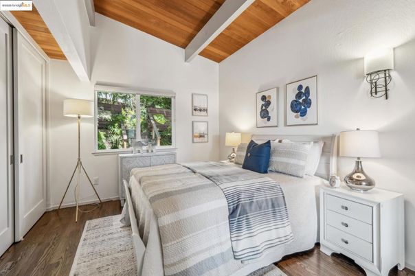 Bedroom, Interior, Wooden Ceilings, Wood Texture Flooring