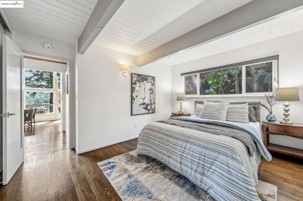 Bedroom, Interior, Wood Texture Flooring