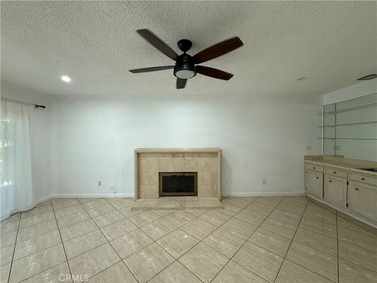 Empty room, Fireplace, Interior, Recessed Lighting