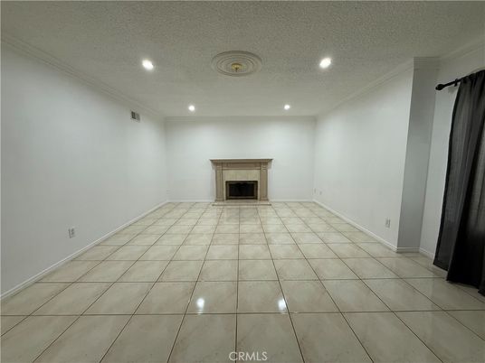 Empty room, Fireplace, Interior, Recessed Lighting