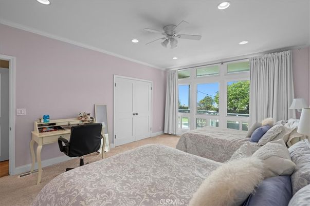 Bedroom, Home Office, Interior, Recessed Lighting