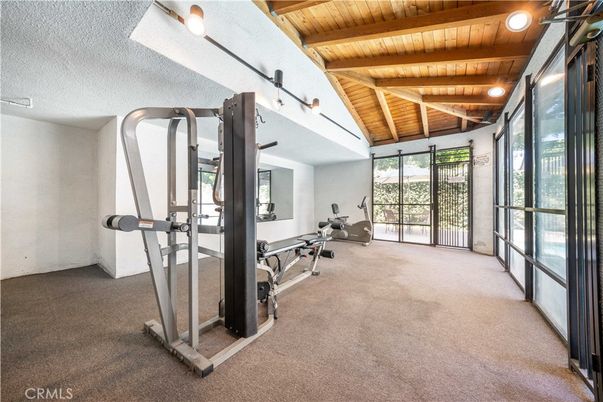 Fitness Equipment, Interior, Wooden Beams, Wooden Ceilings
