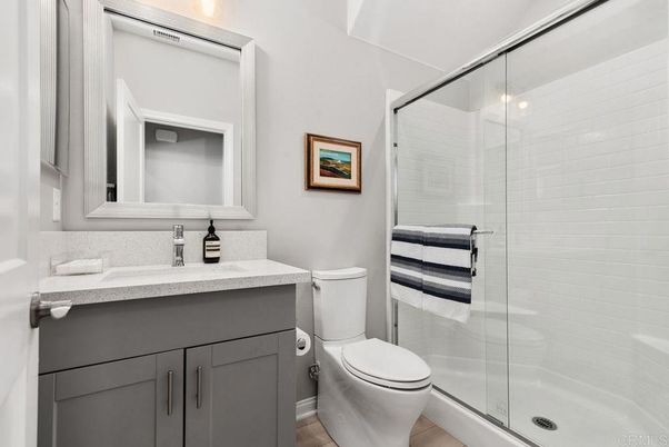 Bathroom, Glass Shower, Interior