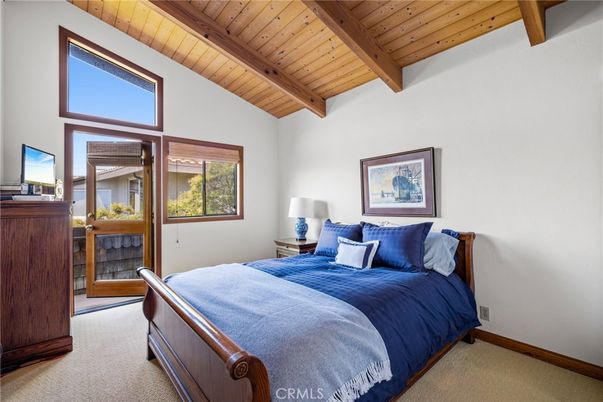 Bedroom, Interior, Wooden Beams, Wooden Ceilings