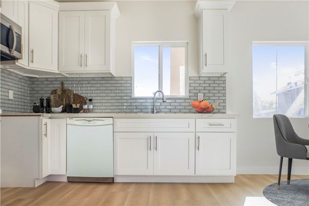 Interior, Kitchen, Wood Texture Flooring