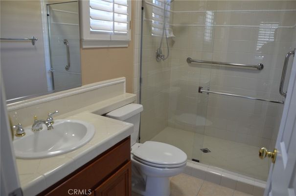 Bathroom, Glass Shower, Interior, Tile Countertops