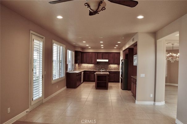 Chandelier, Interior, Kitchen, Recessed Lighting