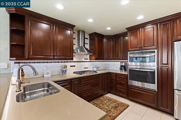 Interior, Kitchen, Recessed Lighting, Stainless Steel Appliances