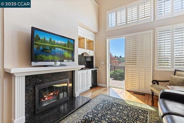 Fireplace, Interior, Wood Texture Flooring