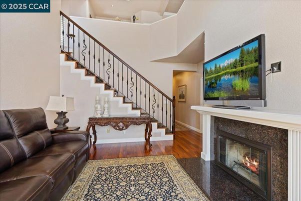 Fireplace, Interior, Wood Texture Flooring