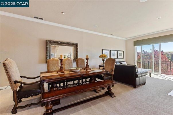 Dining room, Interior, Living room, Recessed Lighting