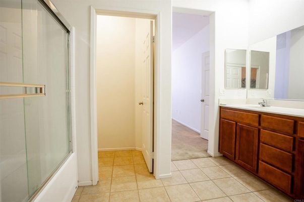 Bathroom, Dual Sink Vanities, Glass Shower, Interior