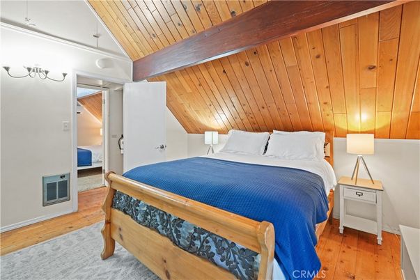 Bedroom, Interior, Wooden Beams, Wooden Ceilings, Wood Texture Flooring
