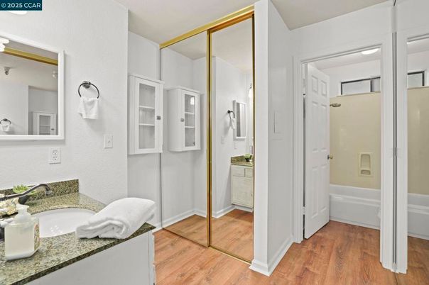 Bathroom, Interior, Wood Texture Flooring