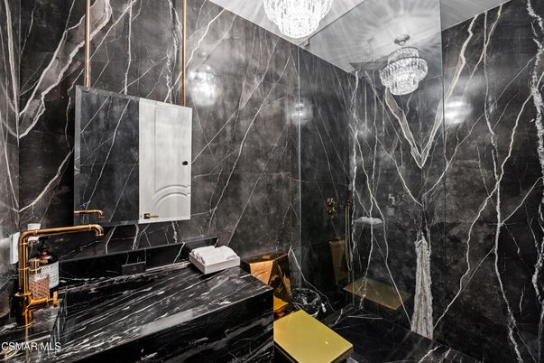 Bathroom, Interior, Marble Walls