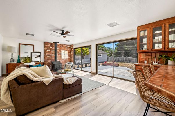 Fireplace, Interior, Living room, Stone Walls, Wood Texture Flooring