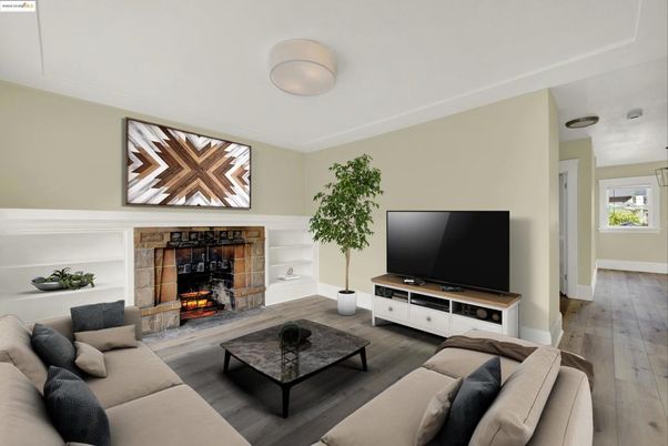 Fireplace, Interior, Living room, Wood Texture Flooring