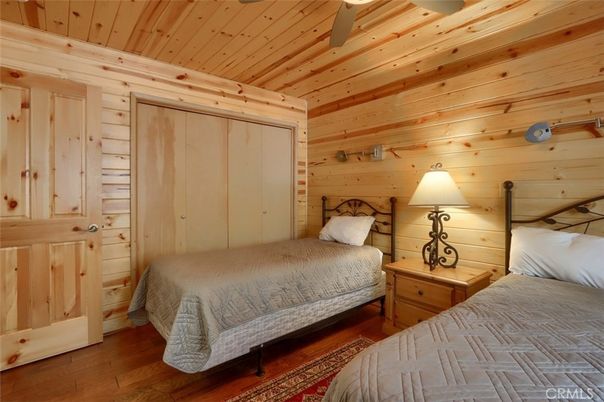 Bedroom, Interior, Wooden Ceilings, Wood Texture Flooring, Wooden Walls