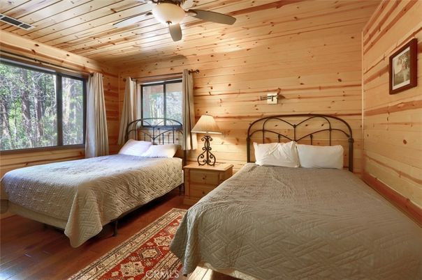 Bedroom, Interior, Wooden Ceilings, Wood Texture Flooring, Wooden Walls