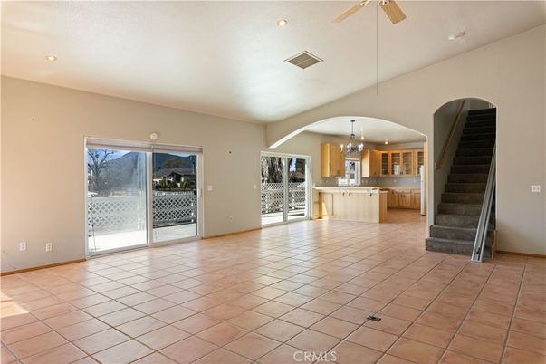 Chandelier, Empty room, Interior, Kitchen, Recessed Lighting