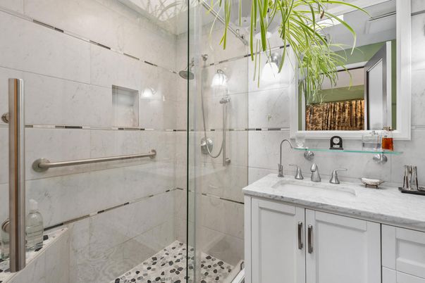 Bathroom, Glass Shower, Interior