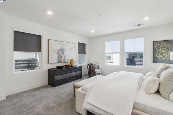 Bedroom, Interior, Recessed Lighting