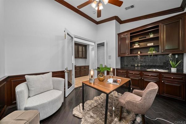 Home Office, Interior, Wood Texture Flooring