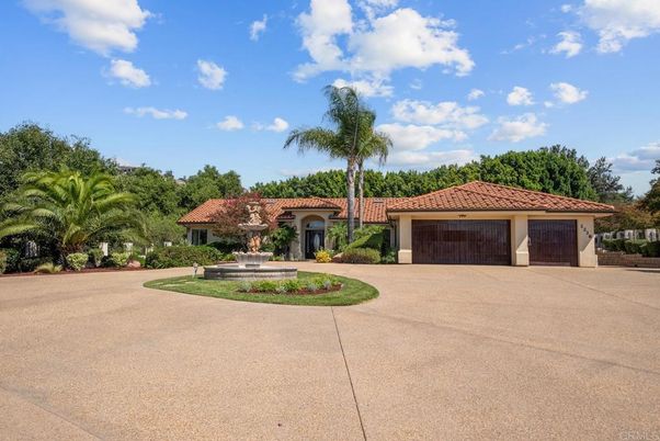 Attached, Backyard, Exterior, Facade, Mediterranean