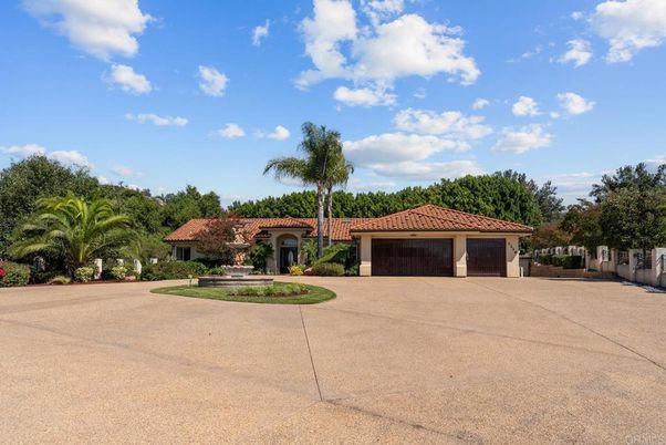 Attached, Backyard, Exterior, Facade, Mediterranean