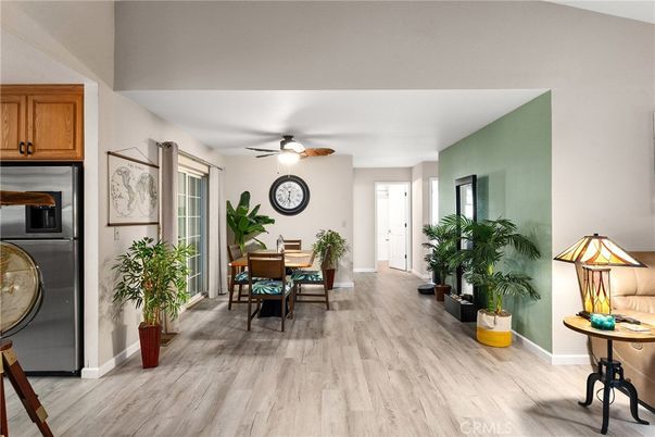 Dining room, Interior, Wood Texture Flooring