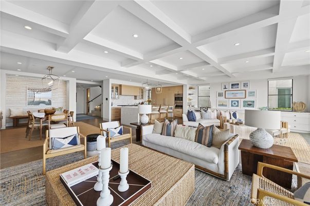 Dining room, Interior, Kitchen, Living room, Pendant Lights, Recessed Lighting, Wood Texture Flooring