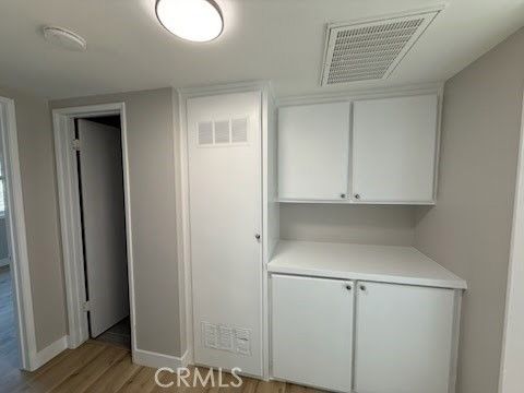 Interior, Washer, Wood Texture Flooring