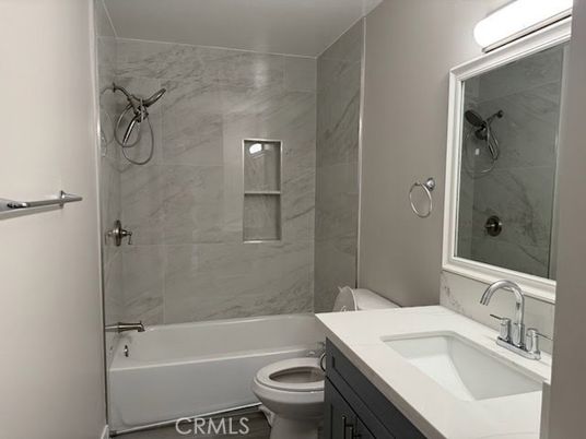 Bathroom, Interior, Marble Walls, Wood Texture Flooring