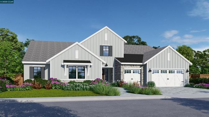 Attached, Exterior, Facade, Farmhouse