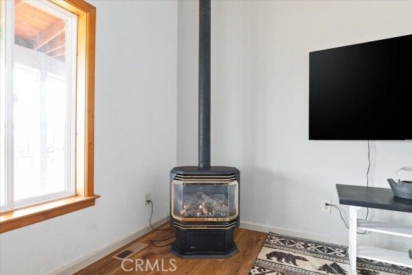 Fireplace, Interior, Wood Texture Flooring