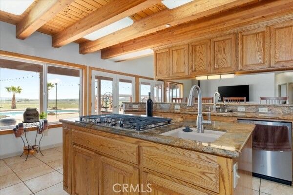 Interior, Kitchen, Wooden Beams, Wooden Ceilings