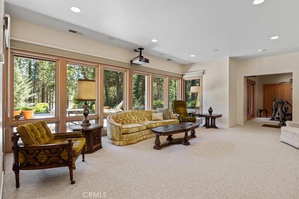 Interior, Living room, Recessed Lighting