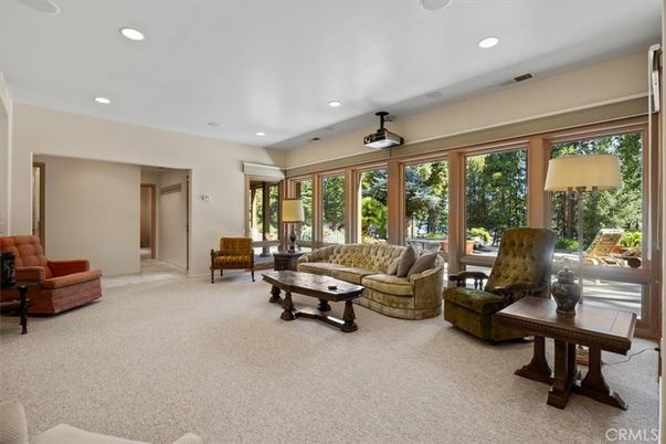 Interior, Living room, Recessed Lighting