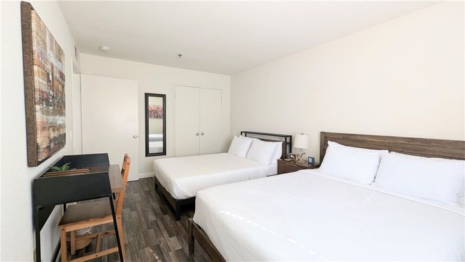 Bedroom, Interior, Wood Texture Flooring