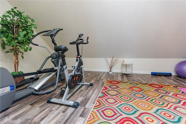 Fitness Equipment, Interior, Wood Texture Flooring