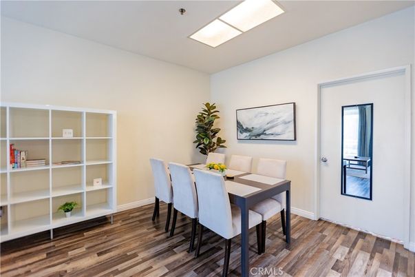 Dining room, Interior, Wood Texture Flooring