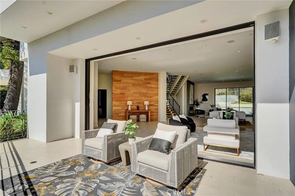 Interior, Living room, Recessed Lighting, Wooden Walls