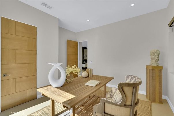 Dining room, Interior, Recessed Lighting
