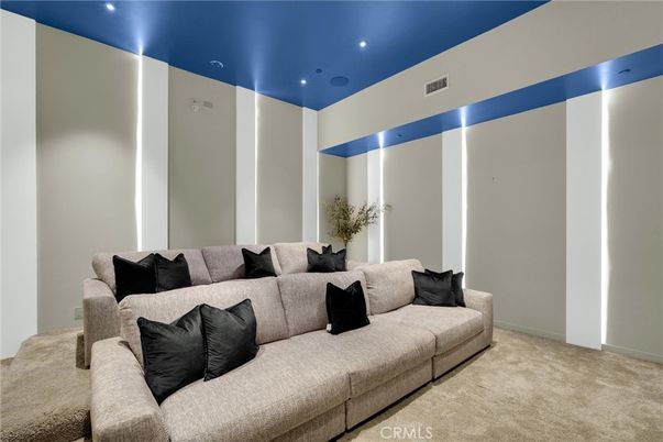 Interior, Living room, Recessed Lighting